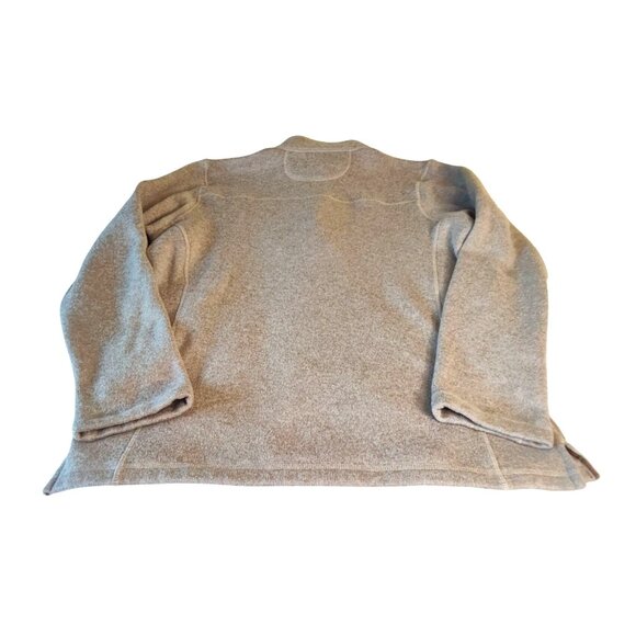 Woolrich Angler Men's Medium Beige 1/4 Zip Polyester Casual Pullover Sweater Top - Picture 2 of 10